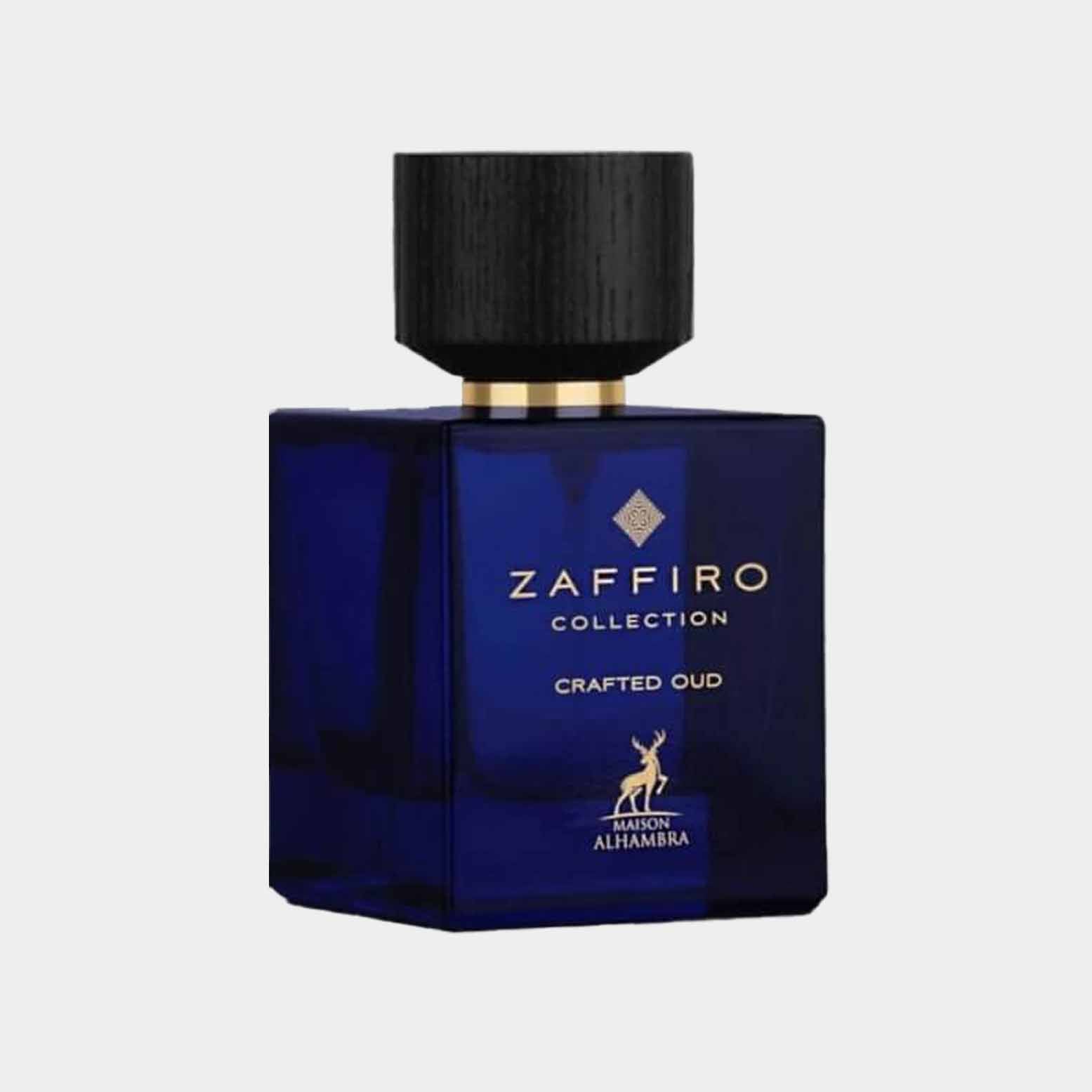 De parfum Maison Alhambra Zaffiro Collection Crafted Oud.